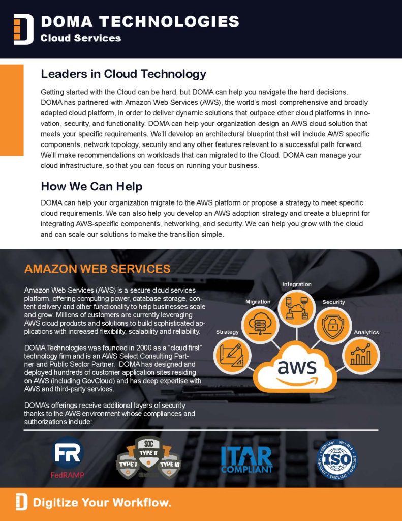 Cloud Services Brief Page 2