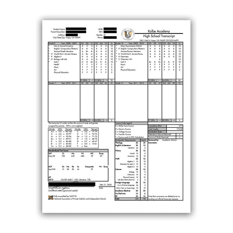 School Records After