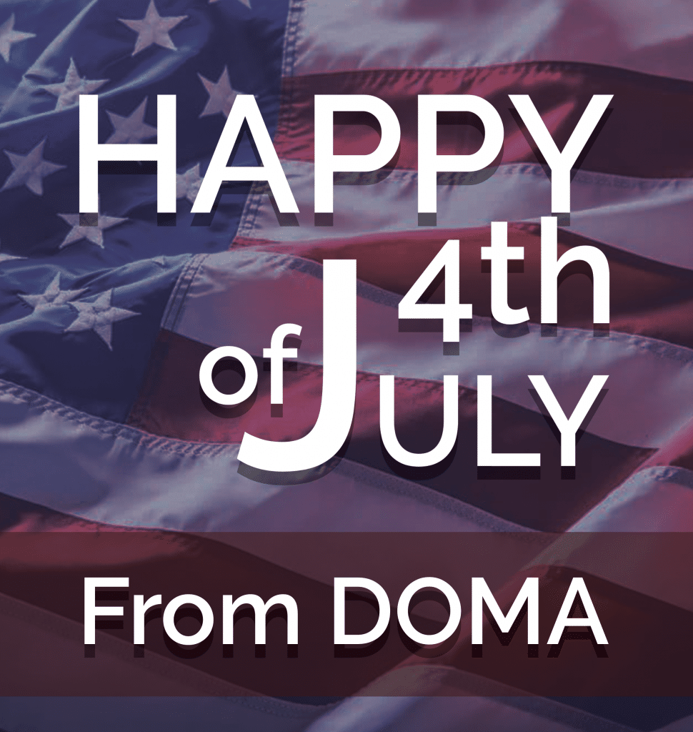 Happy 4th of July from DOMA