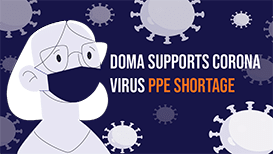 DOMA Supports Corona Virus PPE Shortage