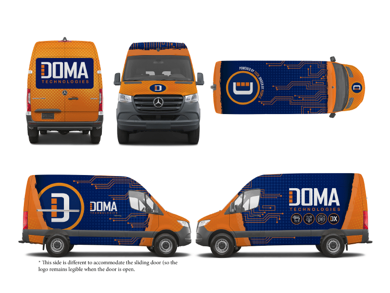 Several Views of DOMA's New Secure Document Transport Van