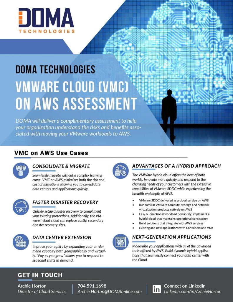 VMC on AWS Assessment Offer 1
