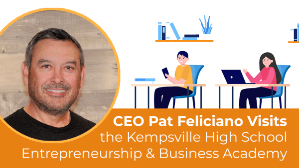 CEO Pat Feliciano Visits the Kempsville Entrepreneurship and Business Academy